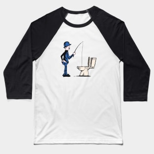 Humor toilet Baseball T-Shirt